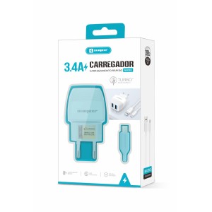 (SX-FA15-V8) CARREGADOR QUALCOMM QUICK CHARGE 3.0 - V8