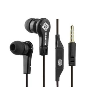 FONE DE OUVIDO COM MICROFONE E BOTÃO PARA ATENDER CHAMADAS (SX-F04-A)