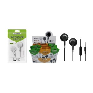 FONE DE OUVIDO COM MICROFONE E BOTÃO PARA ATENDER CHAMADAS (SEJ-B30)