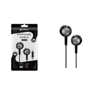 FONE DE OUVIDO COM MICROFONE E BOTÃO PARA ATENDER CHAMADAS (SEJ-B32)