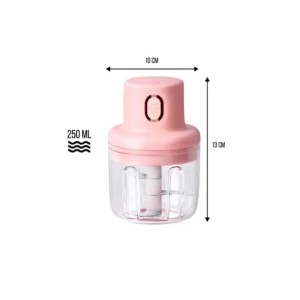 MINI TRITURADOR PORTÁTIL RECARREGÁVEL USB - FFJ-013 - [CAIXA COM 60 PEÇAS]