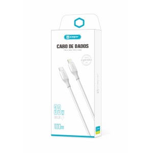 [SX-B122-CC] CABO DE DADOS E CARREGAMENTO USB-C/USB-C 3A [CAIXA COM 300 PEÇAS]